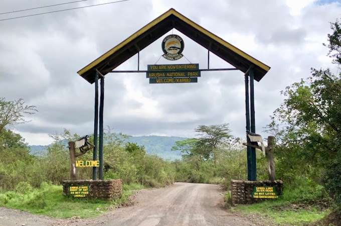 Mount Meru in Arusha National Park