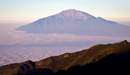 View of Mount Meru from Arusha