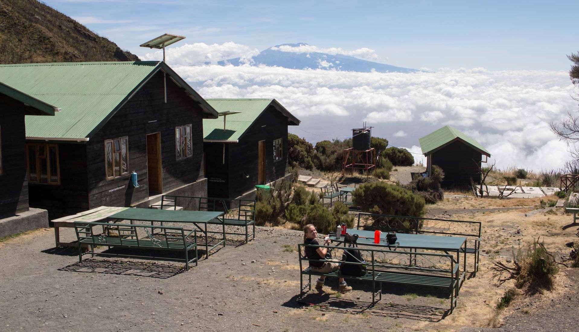 Miriakamba or Saddle Hut on Mount Meru