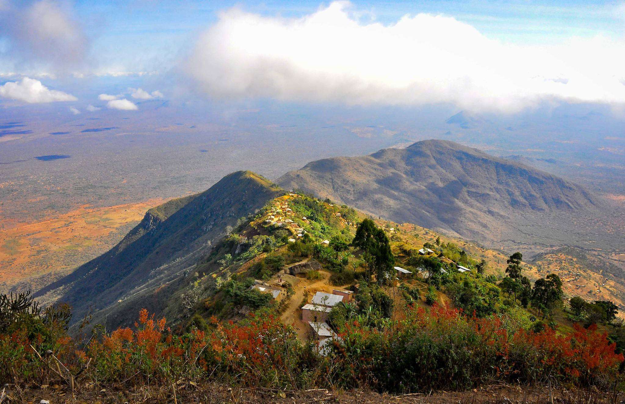 Panoramic view from Irente Viewpoint, Usambara Mountains